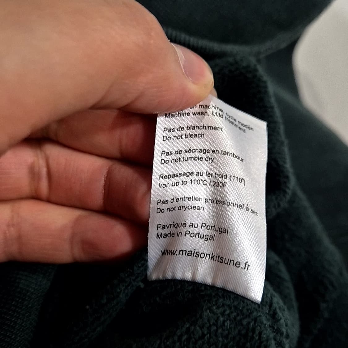 메종키츠네 태극기 폭스 헤드 맨투맨 상품이미지7