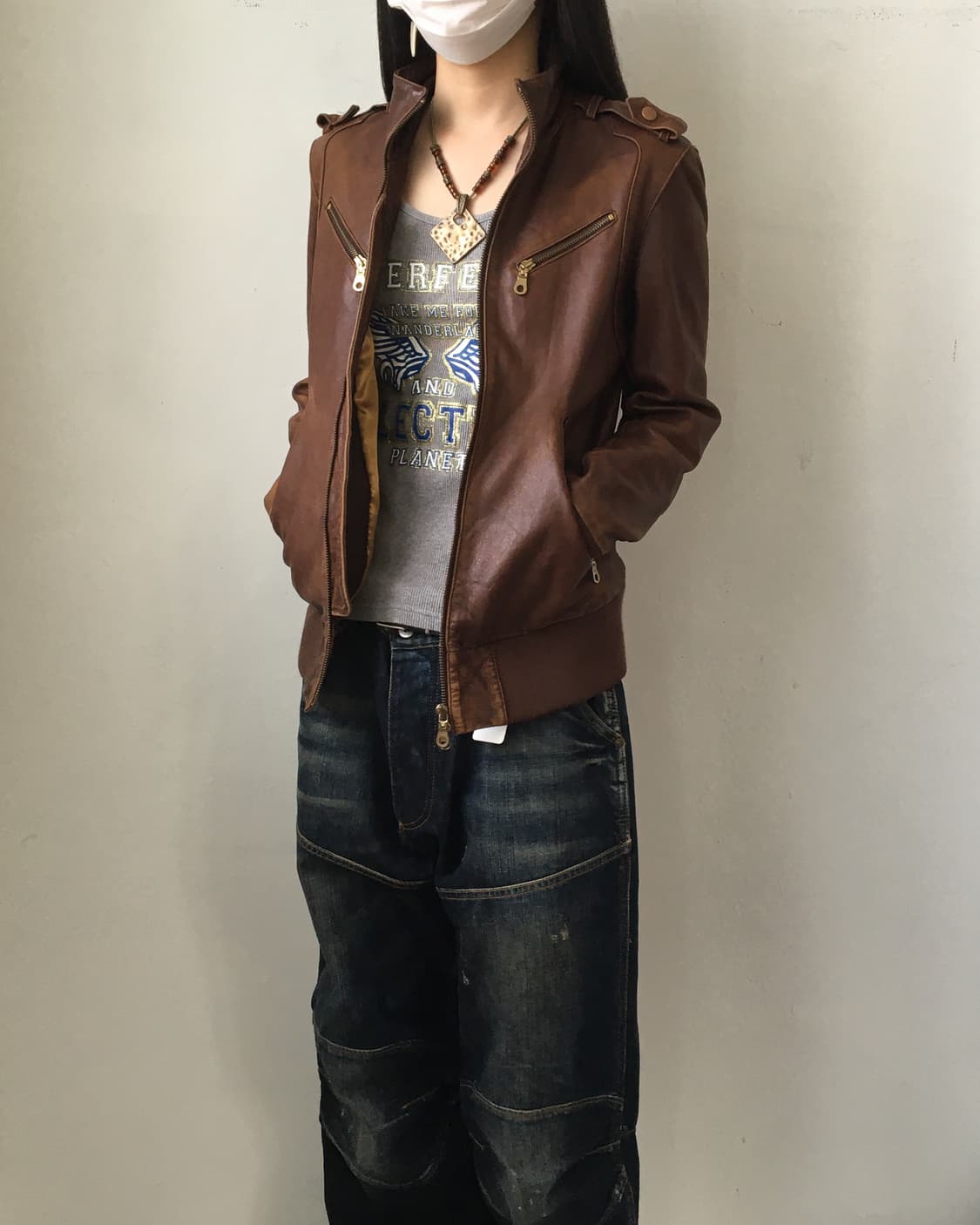 Lamb leather jacket 상품이미지9