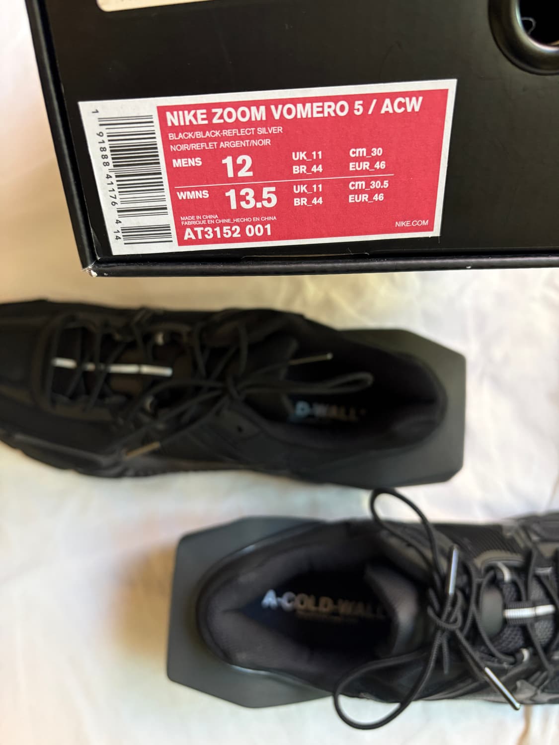 나이키 x 어콜드월 줌 보메로 5 블랙 NIKE x  ACW   상품이미지5