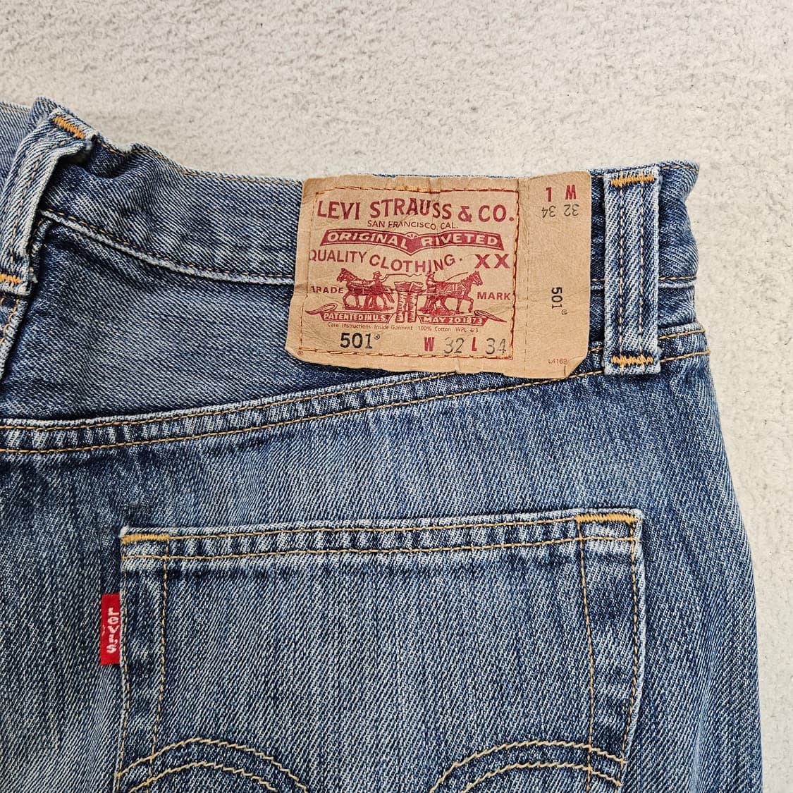 00s 리바이스 501 데님 32 34 상품이미지5