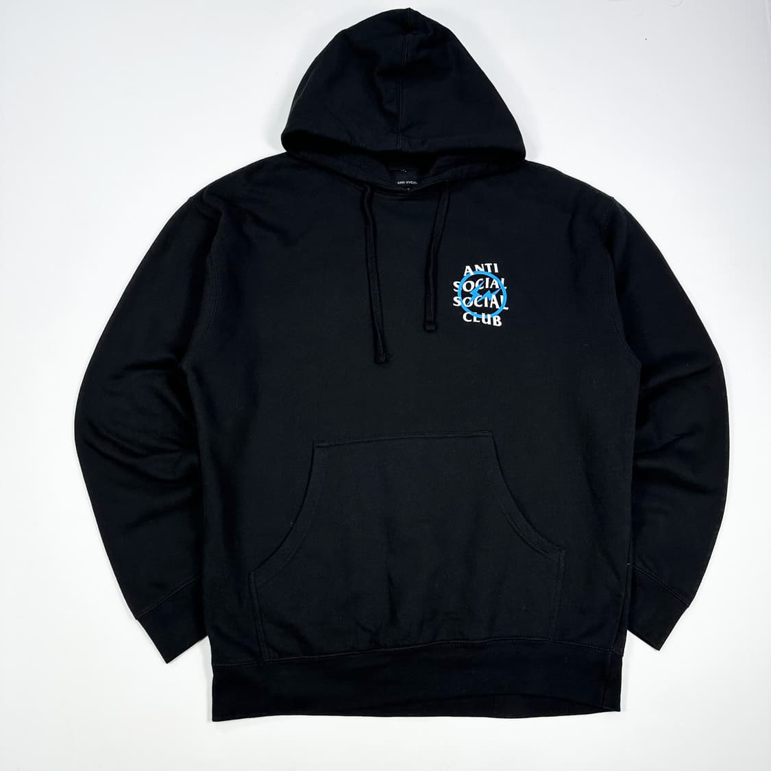 안티소셜소셜클럽 x 프라그먼트 콜라보 후드티 블랙 L 상품이미지1