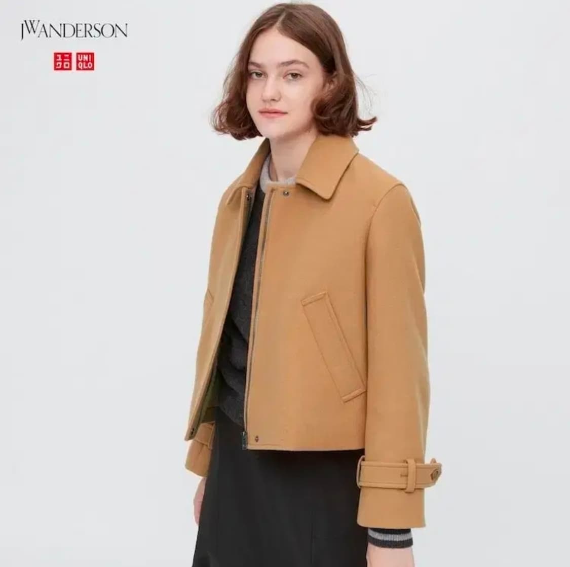 (S)여성 유니클로 JW앤더슨 울 블랜드 숏자켓 상품이미지5