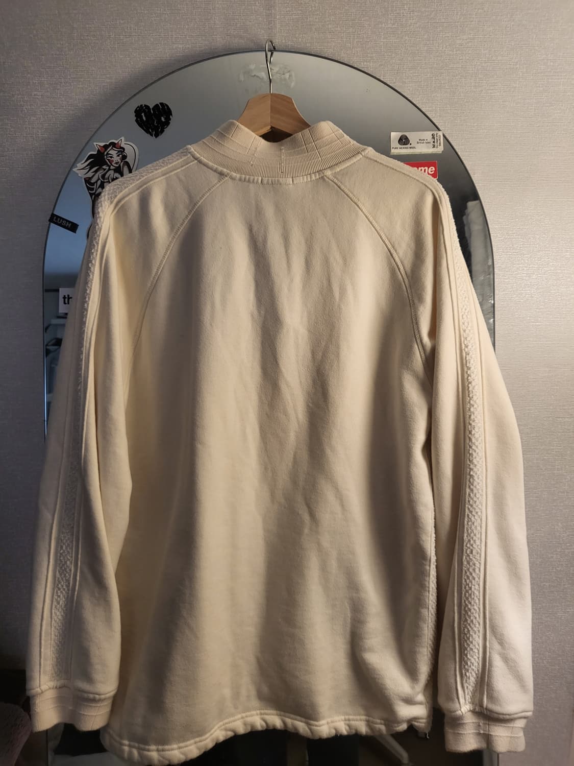 엑슬림 하프집업 아이보리 2사이즈 상품이미지2