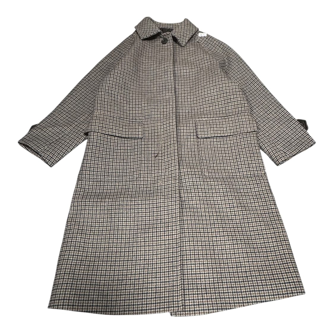 바배) 스파오 우먼 체크 패턴 롱코트 상품이미지1