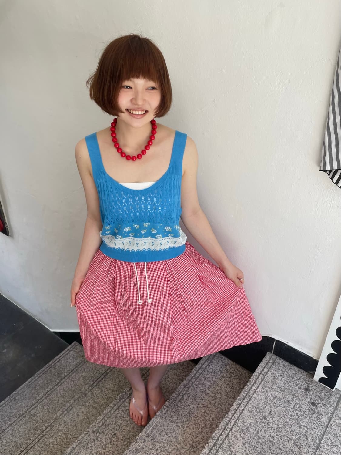 summer knit vest 상품이미지3