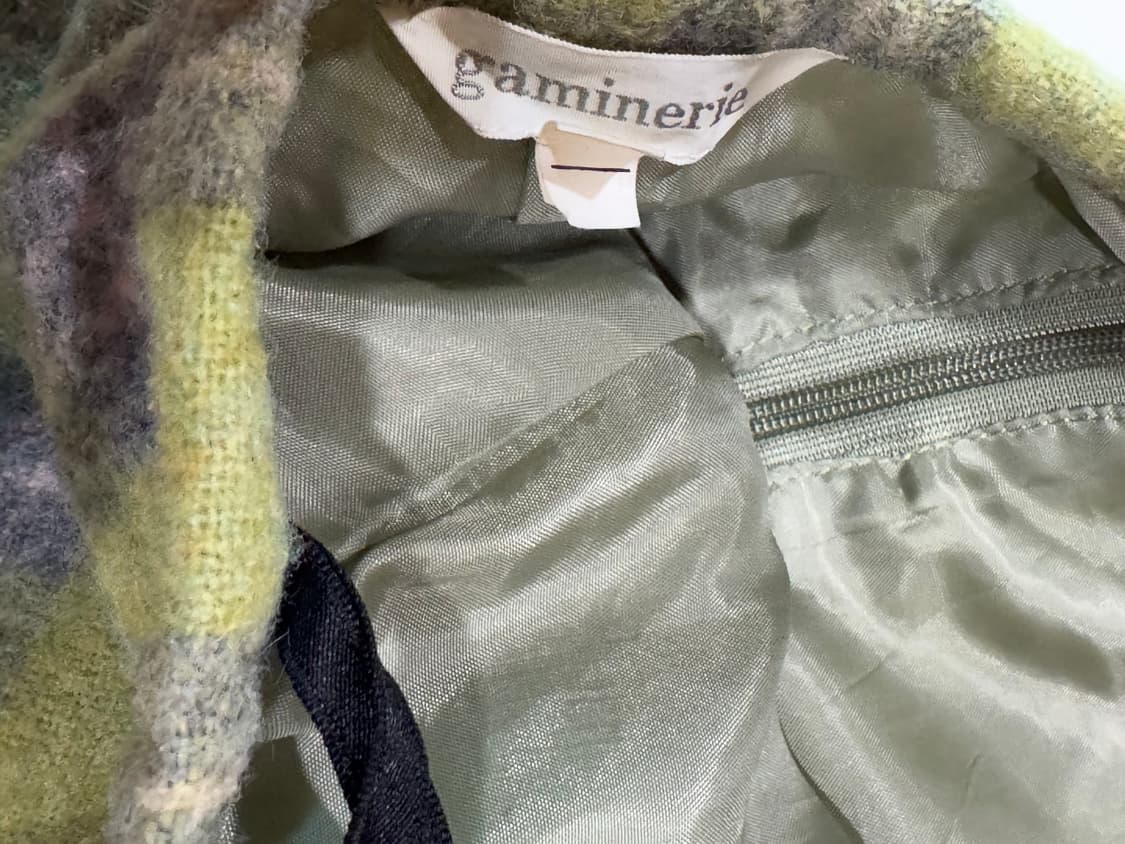 gaminerie 빈티지 체크 울 미디 스커트 상품이미지4