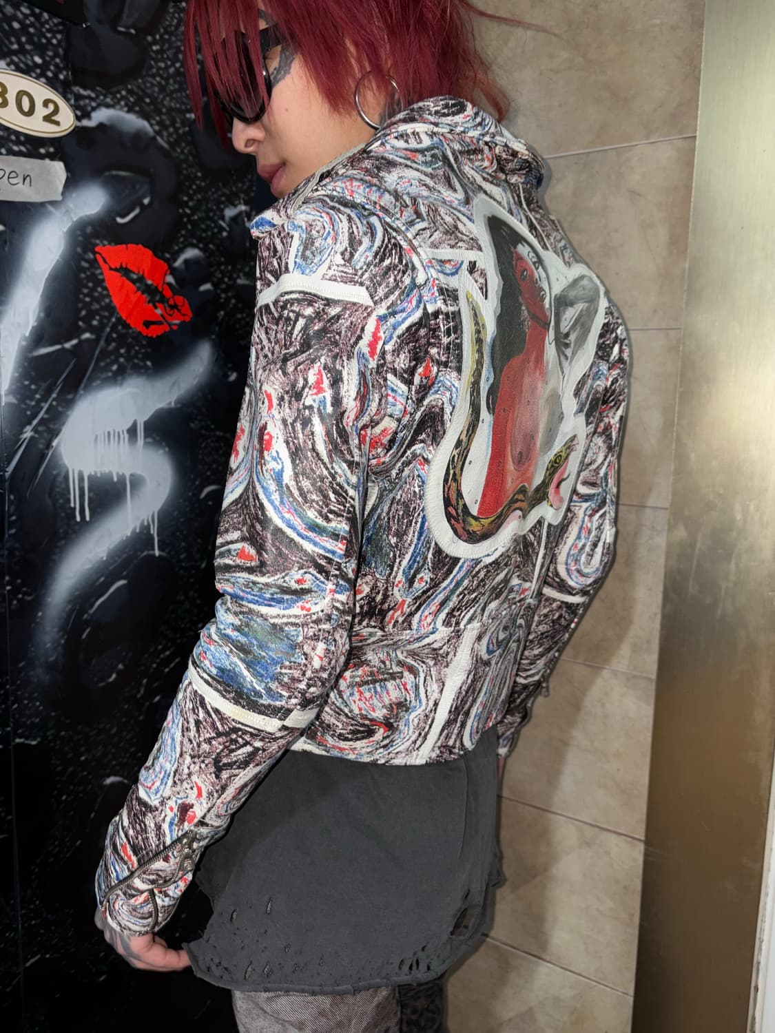 Claire Barrow hand painting jacket 상품이미지7