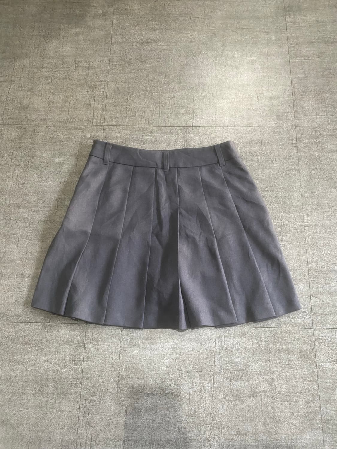 Gu 구 하구미모리걸 달천깔페어리 플리츠미니스커트 그레이 상품이미지1