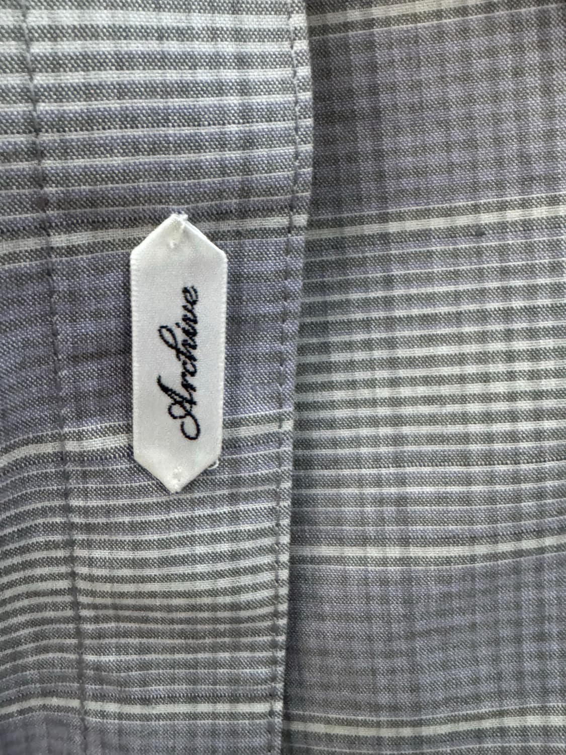 PAF 포스트 아카이브 팩션(파프) 8.0+ 베이비블루 체크 셔츠 XL 상품이미지4