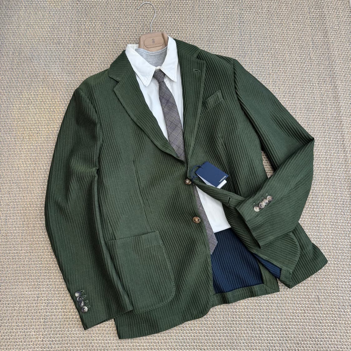 LARDINI 라르디니 이탈리안 최고급 웨이브 니트 블레이저   상품이미지2
