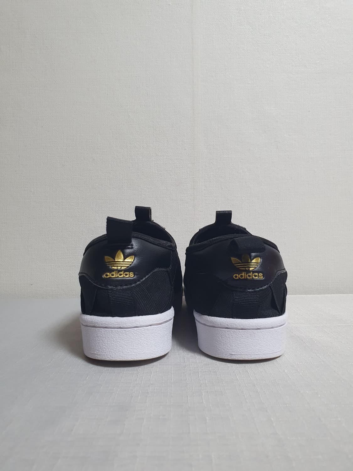 230mm 아디다스 슈퍼스타 슬립온 블랙 상품이미지6