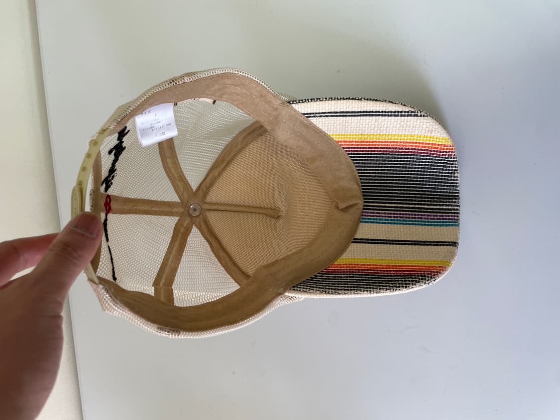 빈티지 ocean 멀티컬러 스컬 매쉬 캡 상품이미지5