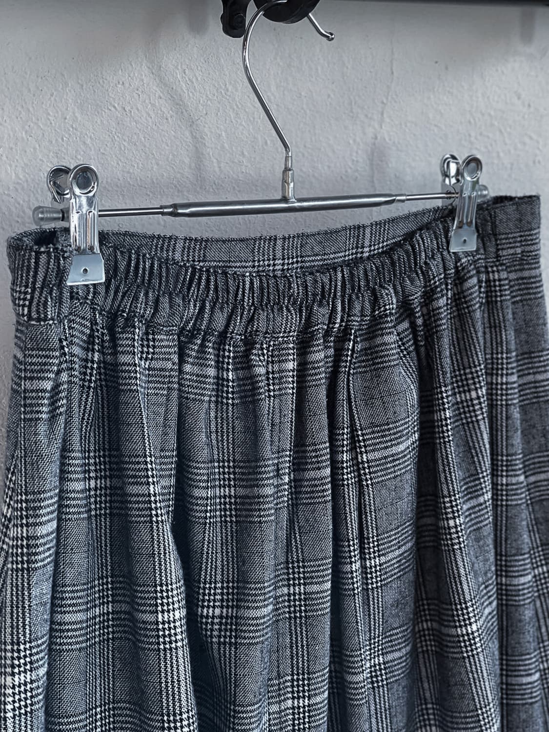 Gray Tartan Pumpkin Long Skirt 0279 상품이미지5