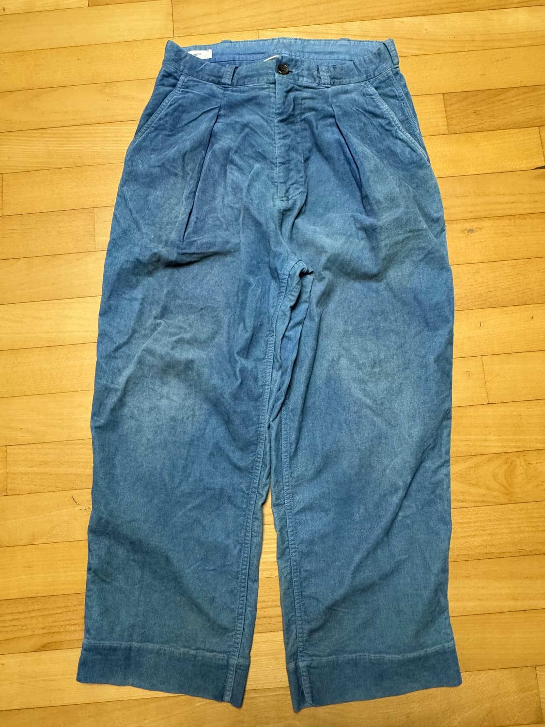 언필 unfil 벨벳 다잉 팬츠 상품이미지1