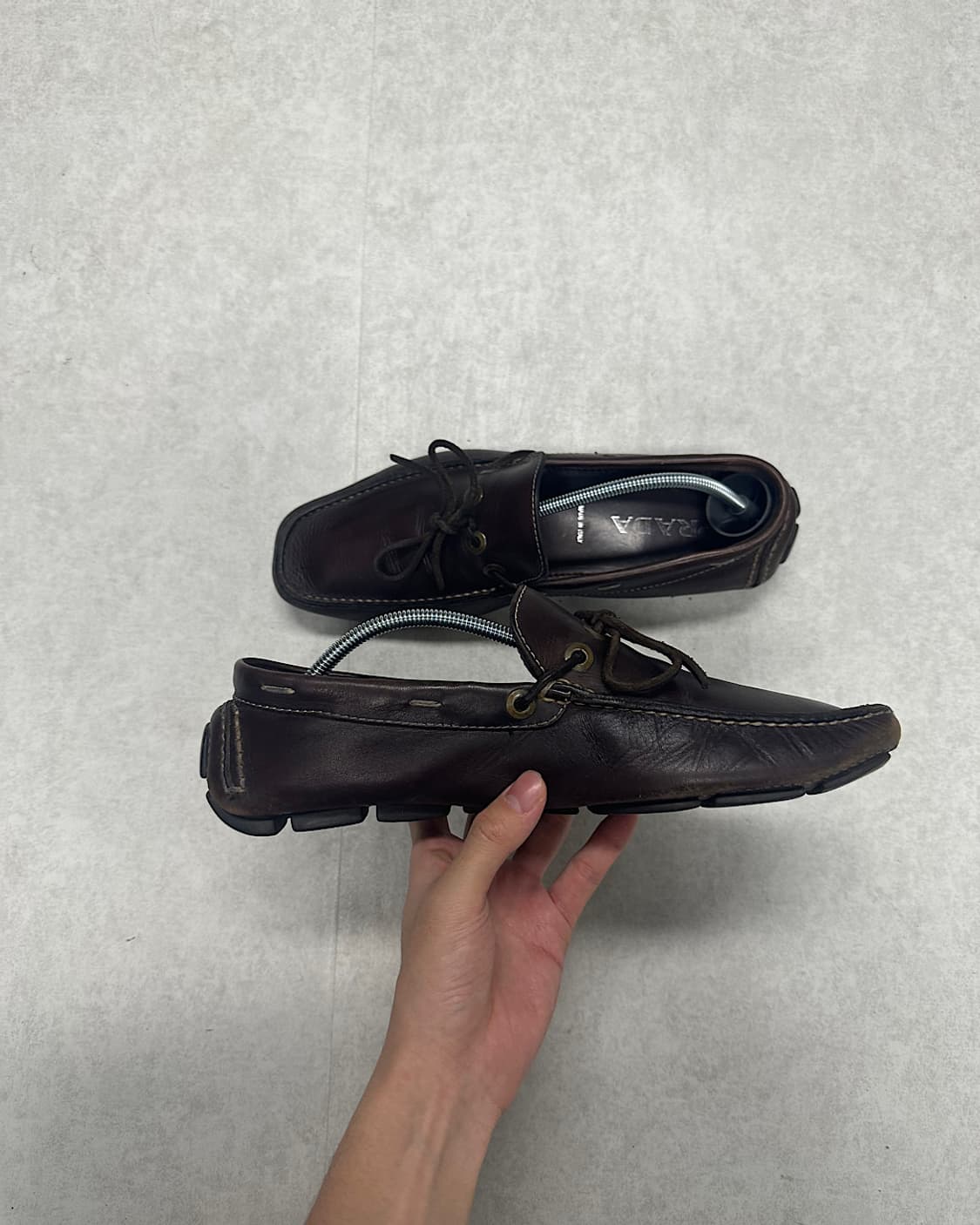 Prada leather driving shoes 상품이미지3