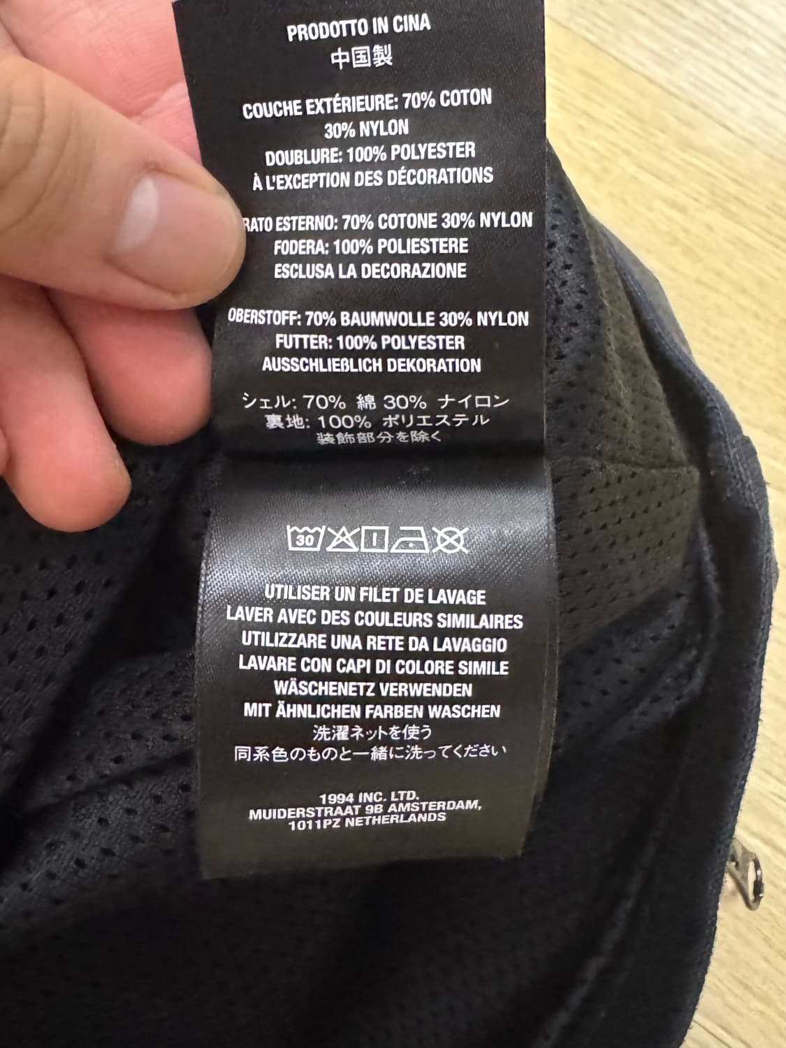 슈프림 밴슨 레더스 코듀라 코튼 자켓 블랙 25SS XL 상품이미지8