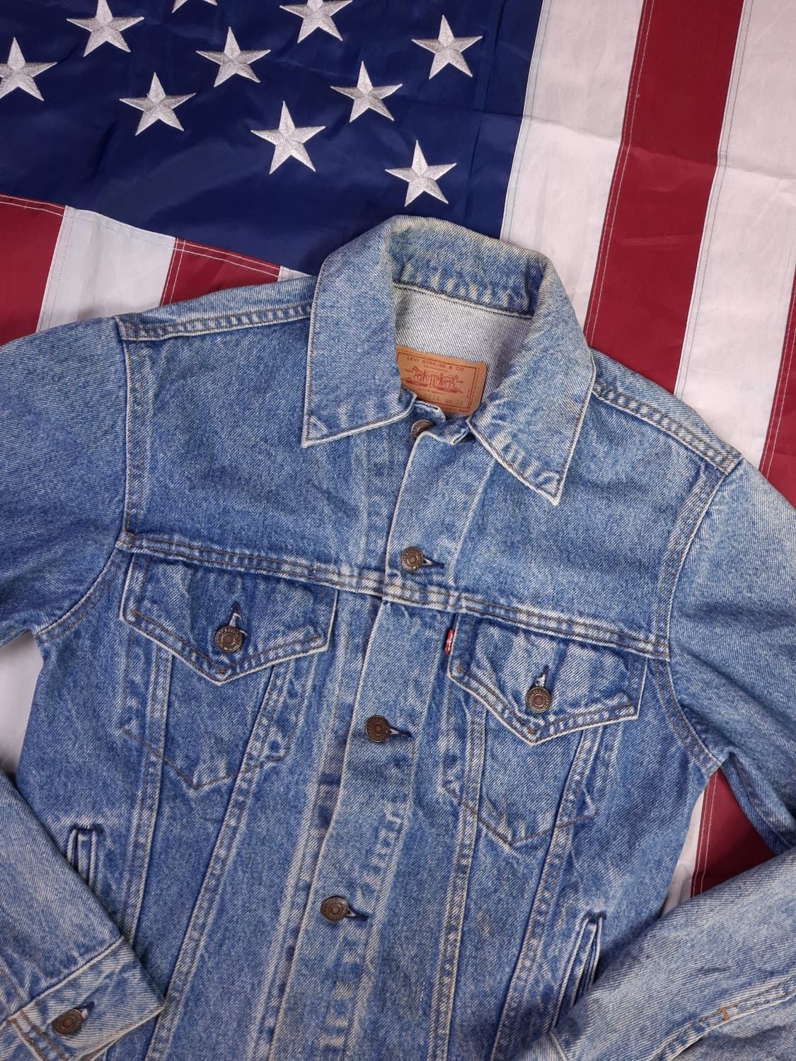 오리지날 미국제조 80's 리바이스 70506 데님 트러커자켓 상품이미지2