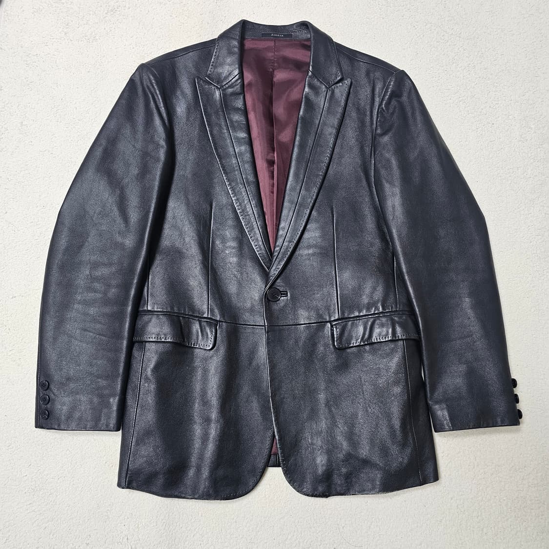 100 지오지아 남성 양가죽 블레이저 자켓 상품이미지1