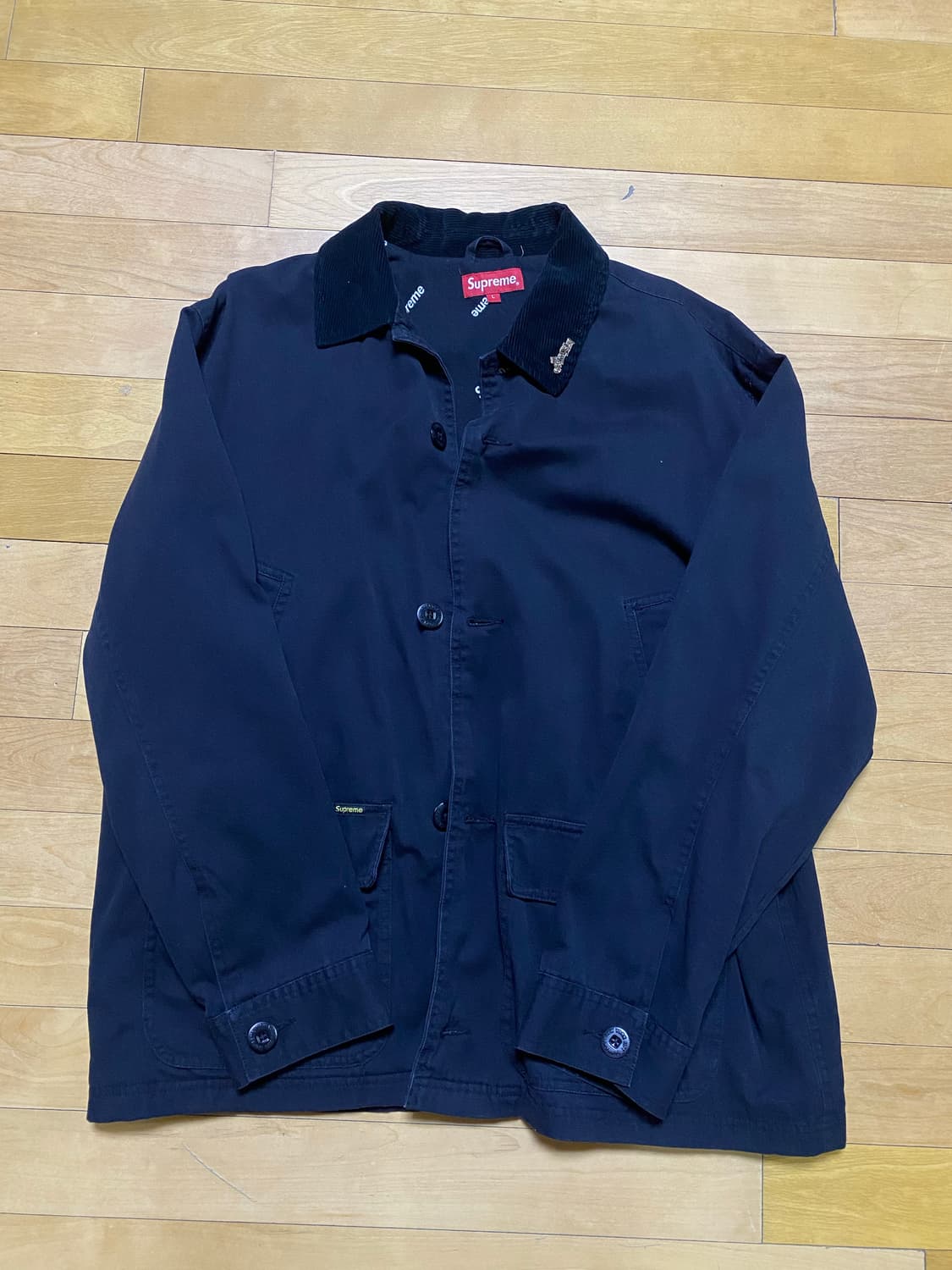 21SS 슈프림 반 코트 블랙 상품이미지1