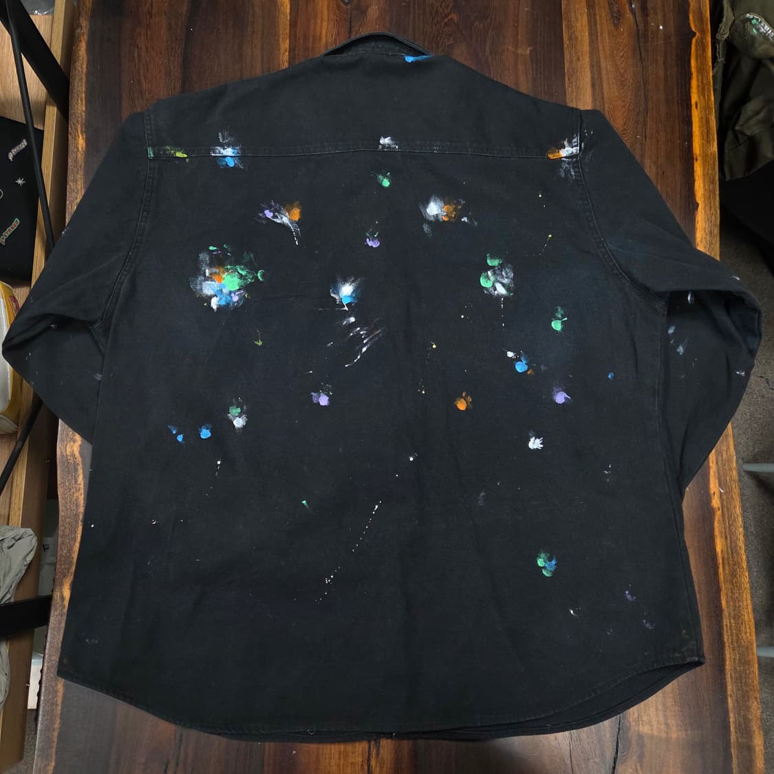 S.O/ 핸드페인팅 커스텀 워크셔츠 상품이미지5