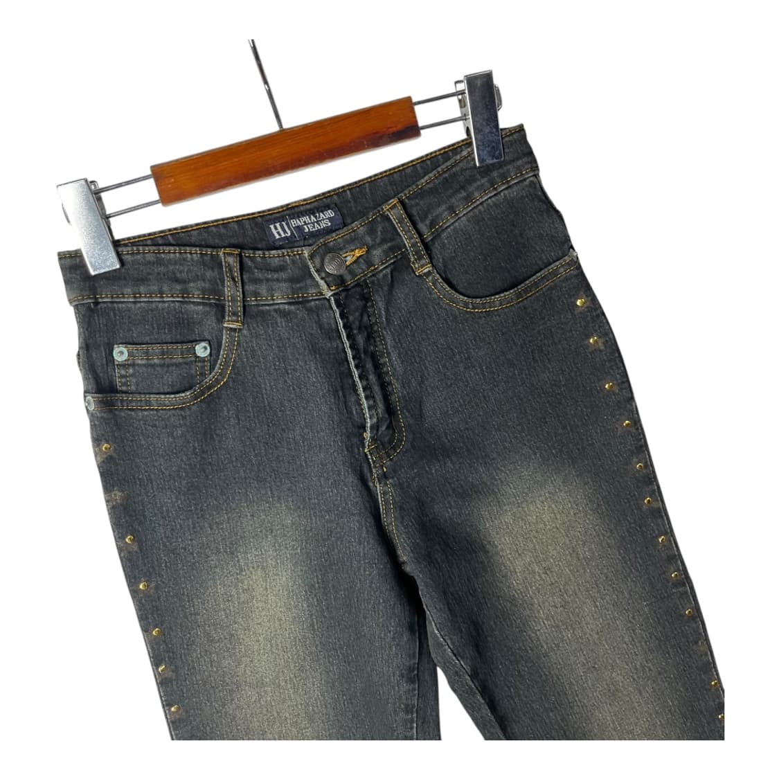 [Haphazard] 재팬 스터드 부츠컷 데님팬츠 상품이미지3