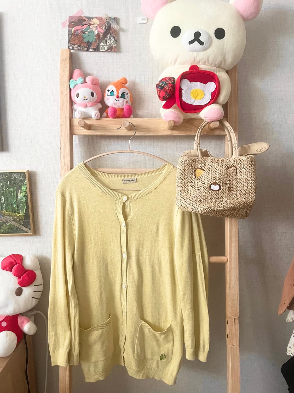 모리걸 빈티지 잔꽃 가디건 set 💛🧡🌸 상품이미지3