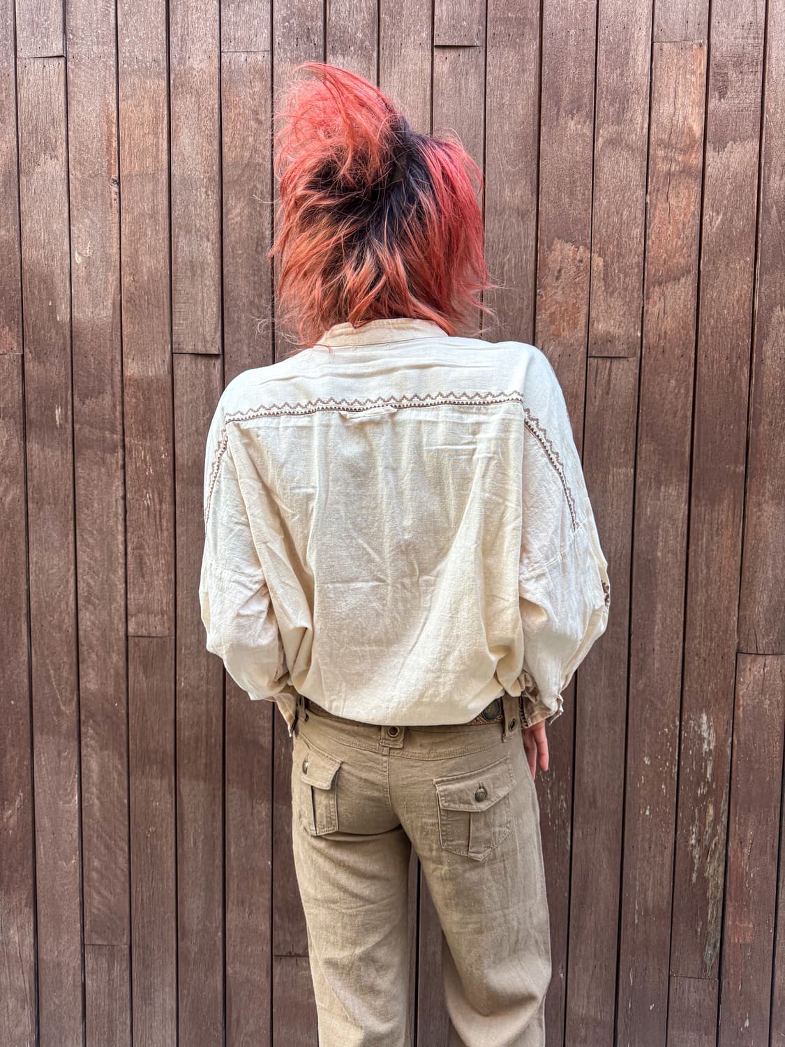 Ethnic Embroidery Pullover Shirt 상품이미지4