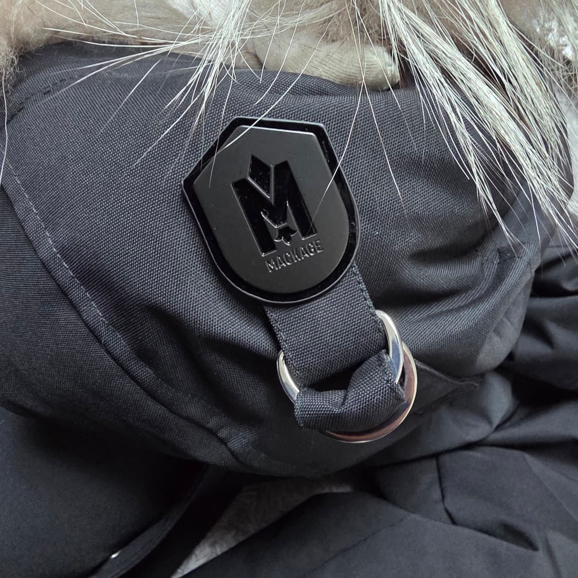 {클로젯}[42][24F/w]맥케이지 딕슨 실버퍼 숏 다운 패딩 상품이미지8