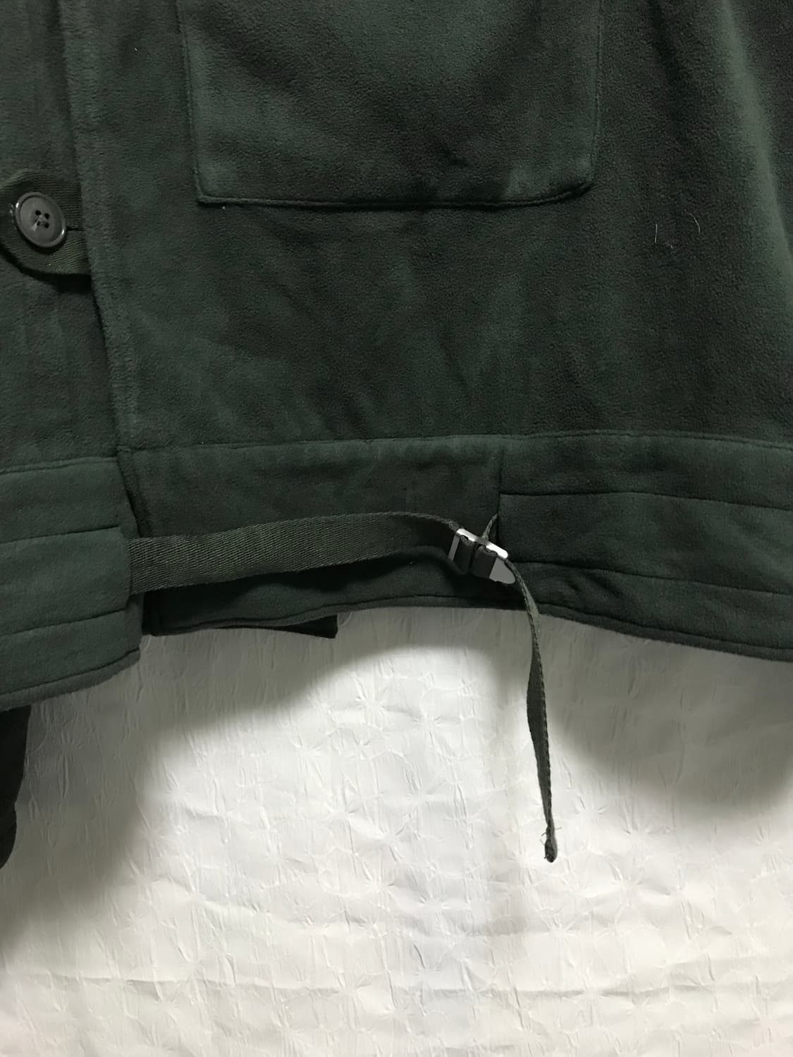 빈티지 모터사이클 밀리터리 디자인 버튼 후리스 자켓 상품이미지7