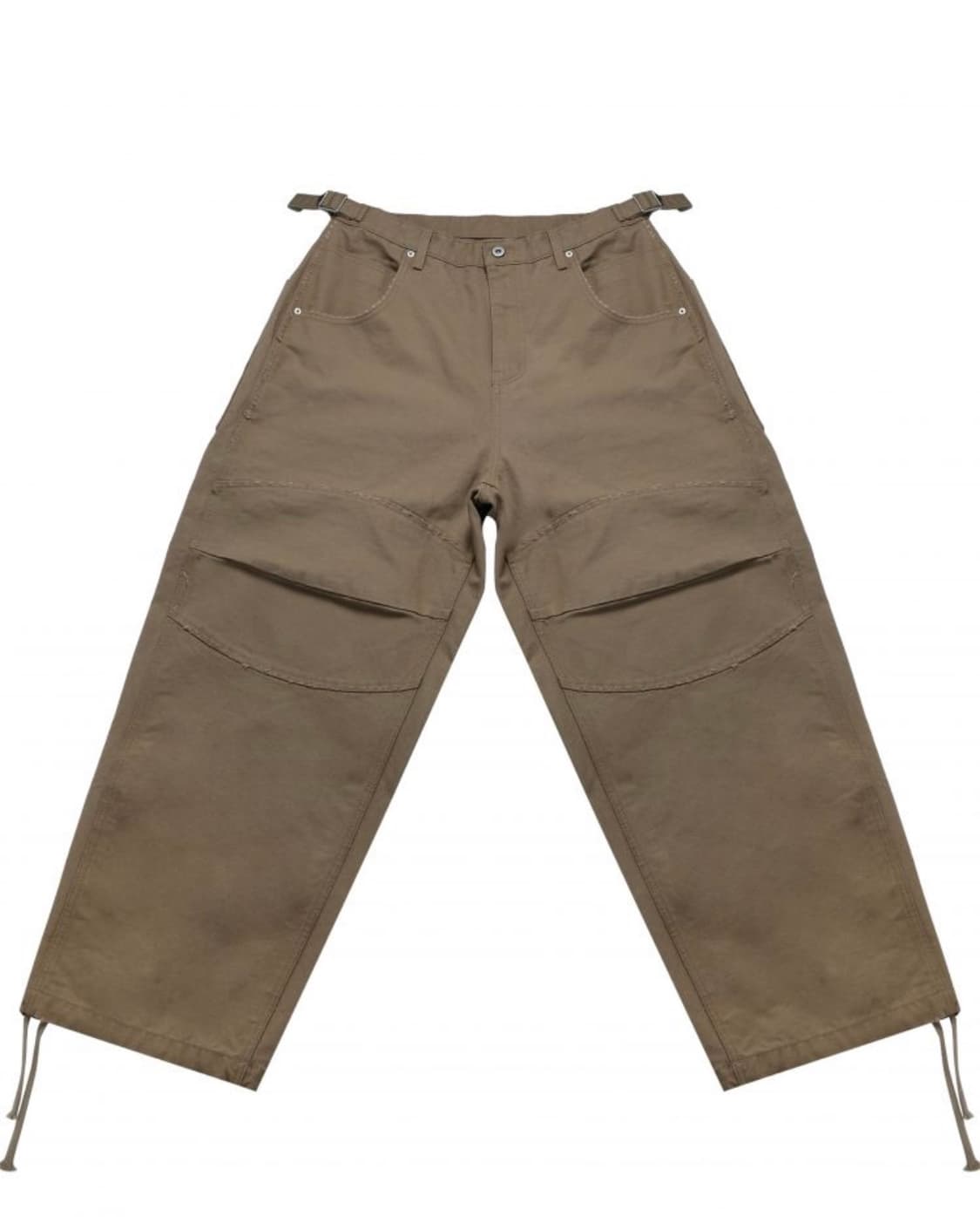 [M] MJD CANVAS 3D KNEE PANTS BEIGE 니 팬츠 상품이미지1