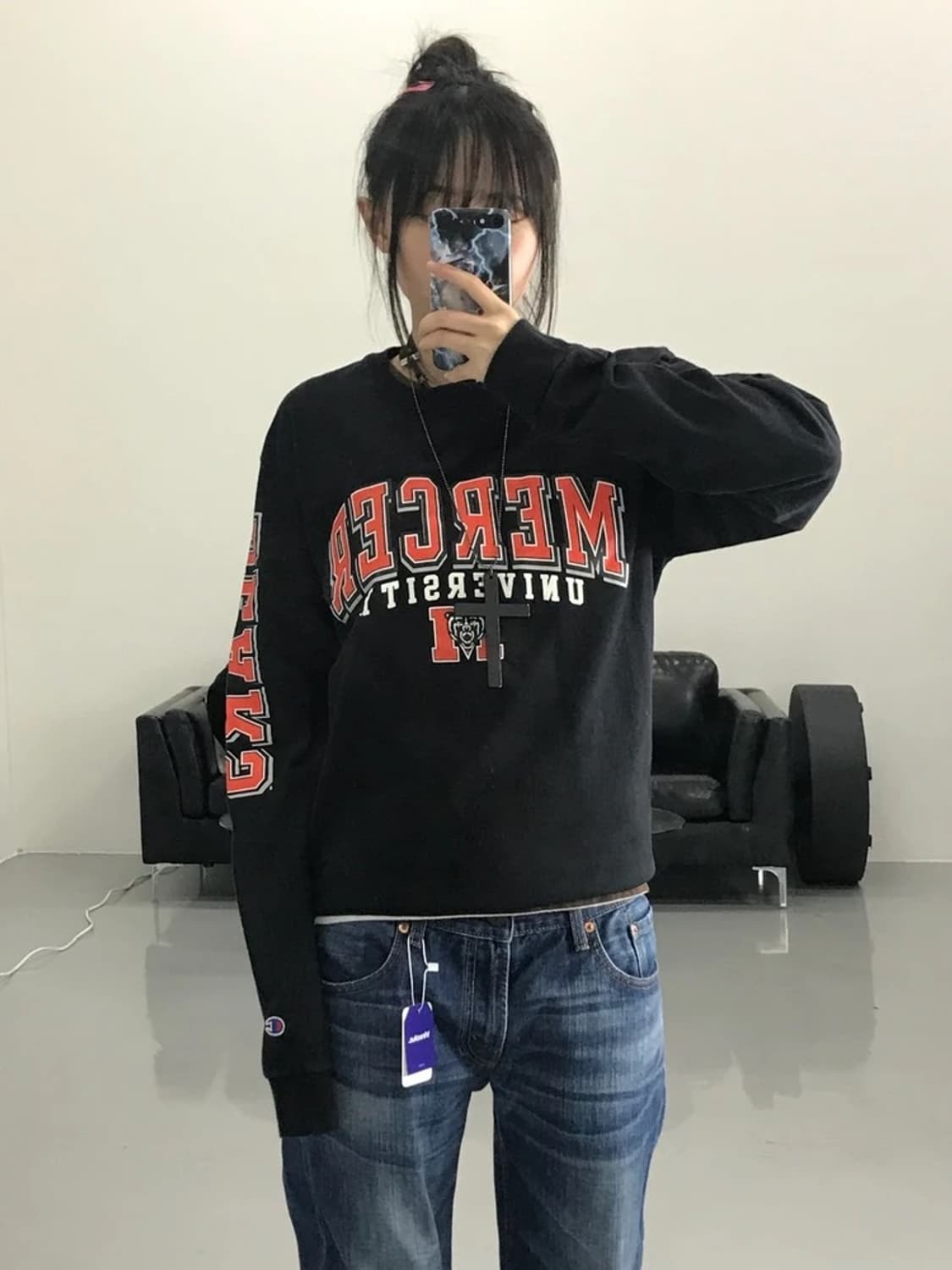 챔피언 프린팅 롱슬리브 상품이미지2