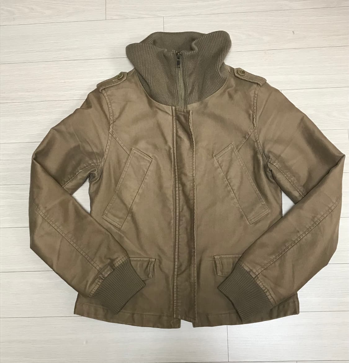 밀크브라운 자켓 상품이미지1