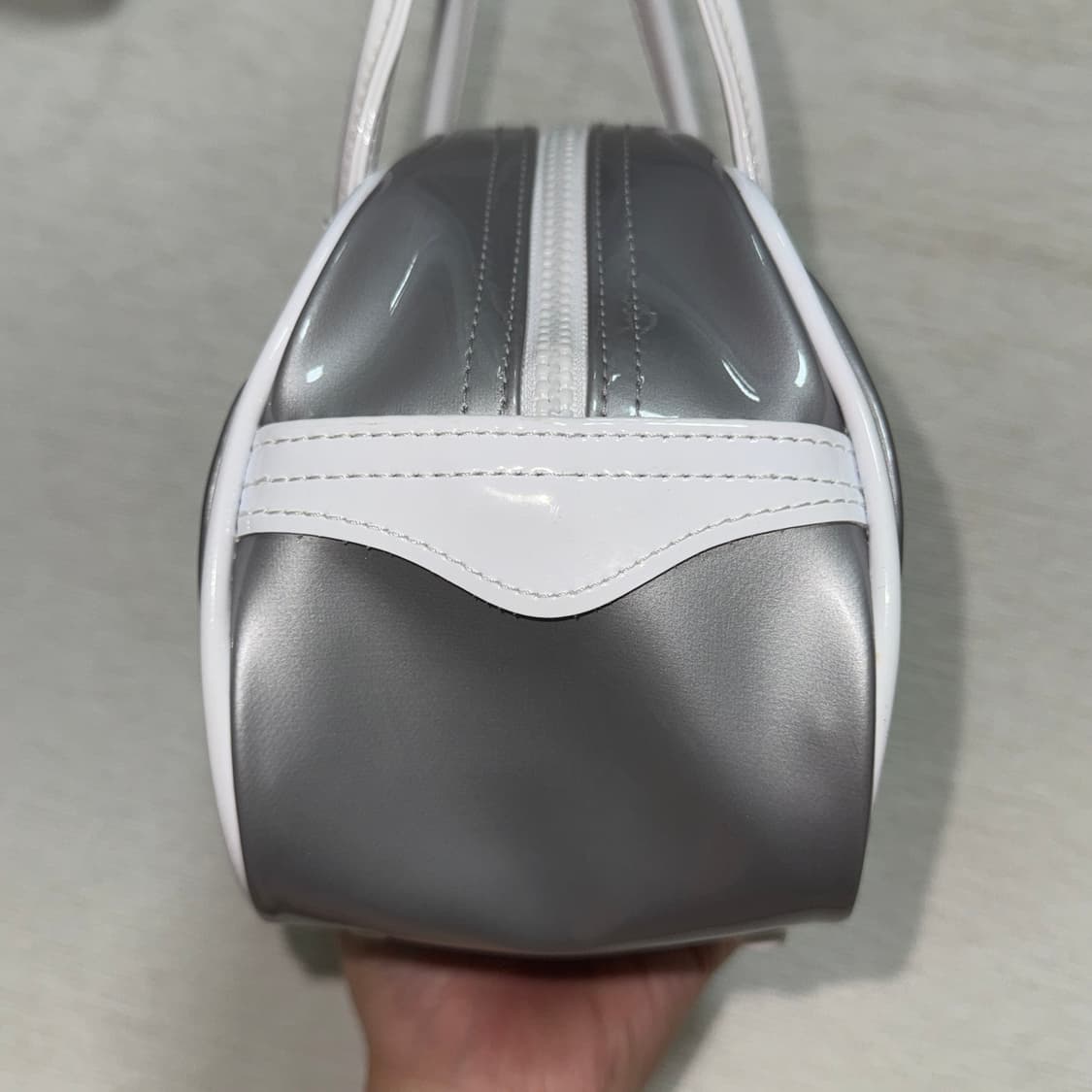 아디다스 일본 빈티지 볼링백 그레이 상품이미지4