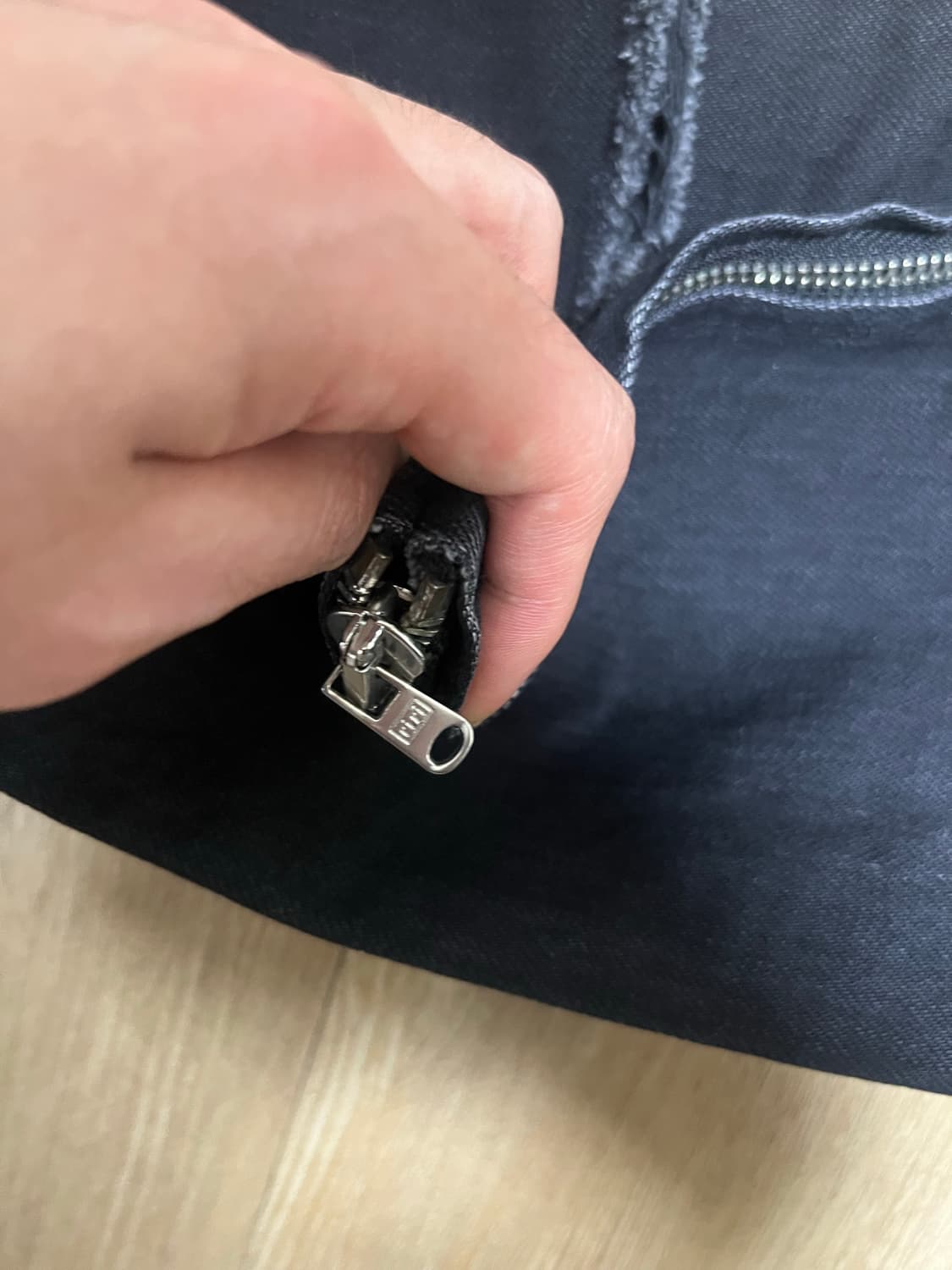 피어오브갓 디스트로이드 지퍼 데님진 상품이미지6