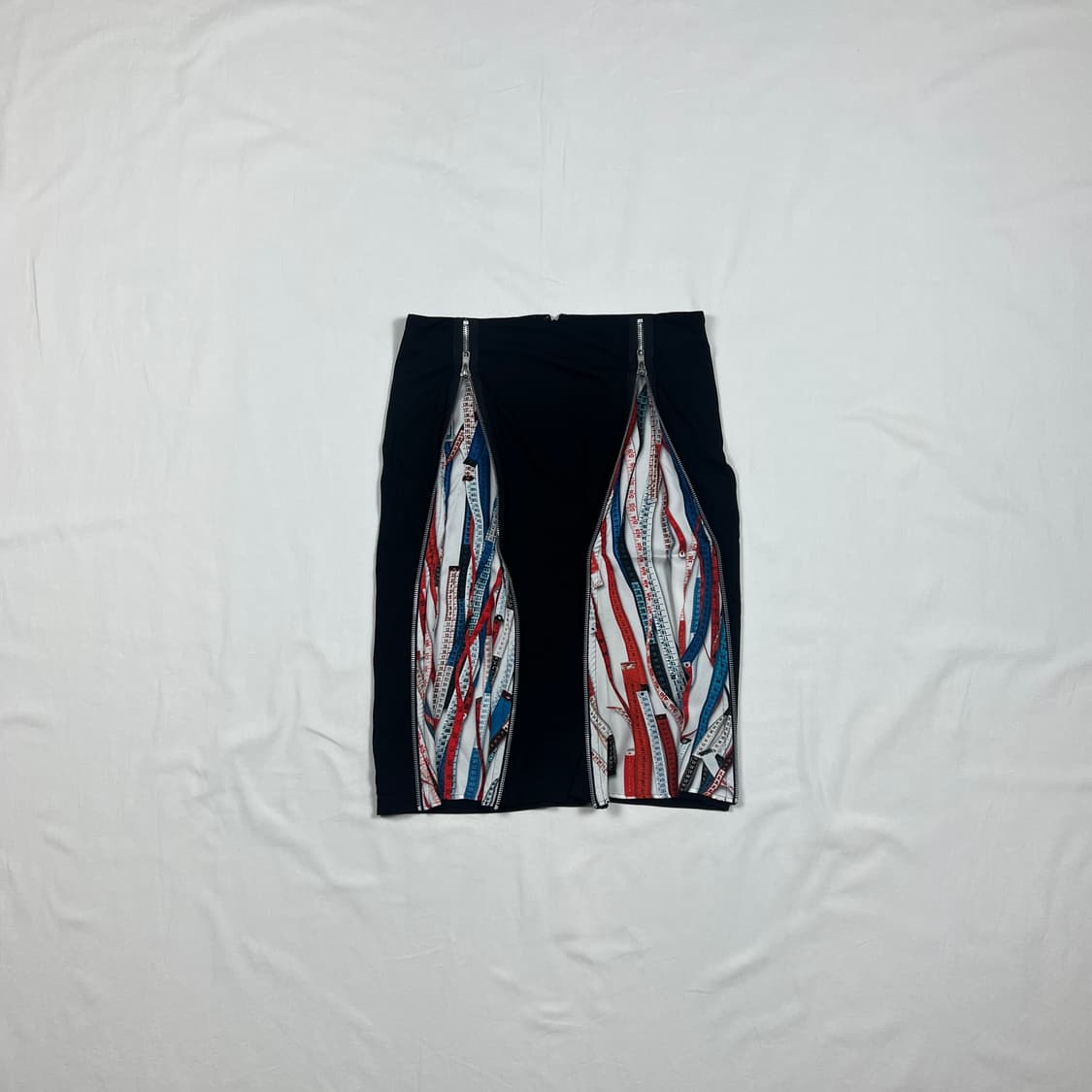 장폴고티에 지퍼 줄자패턴 스커트 치마 상품이미지1