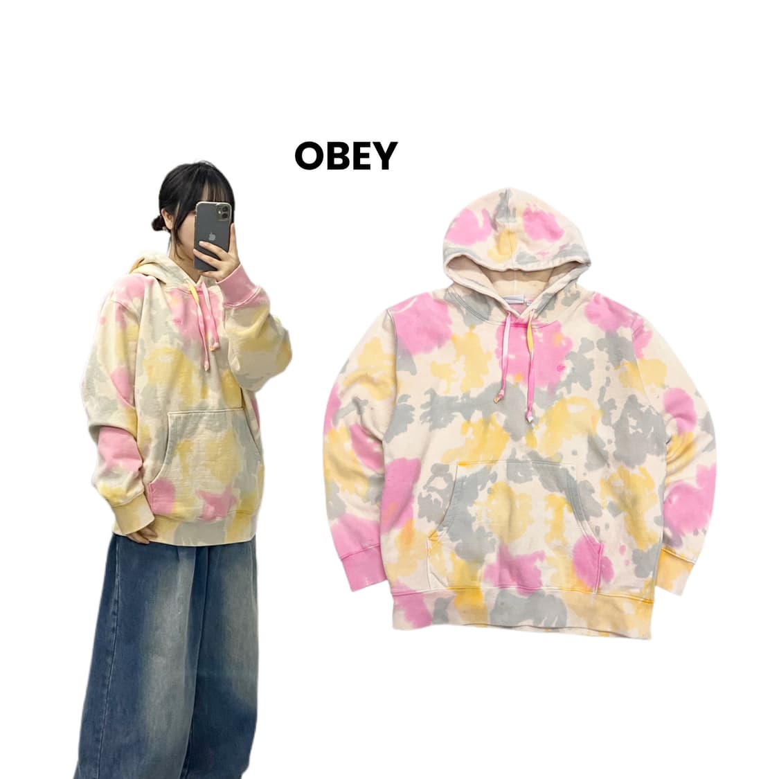 오베이 타이다이 후드티 상품이미지1