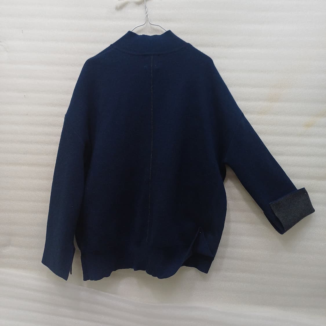 삼성물산 구호 아우터 울 집업 니트 자켓 여성 오버핏 포근 사랑봉봉 상품이미지2