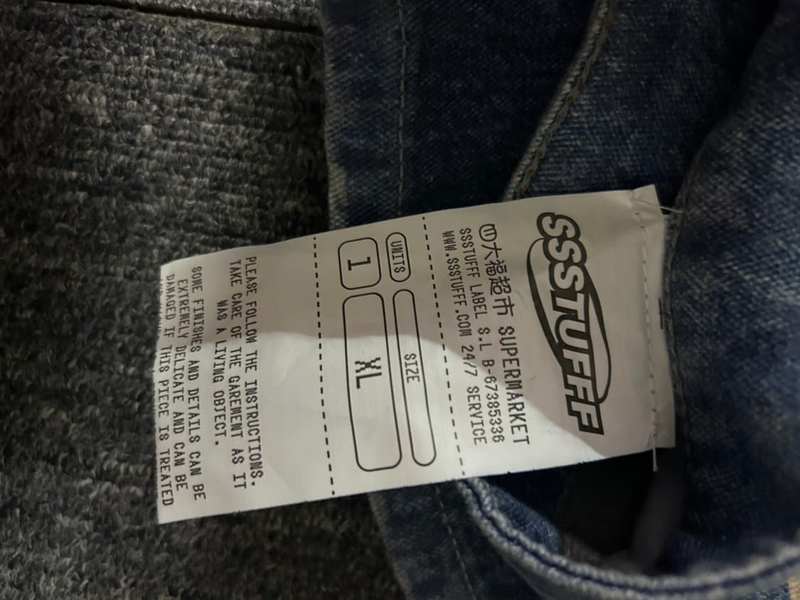 SSSTUFFF Many elements denim shorts 반바지 상품이미지3