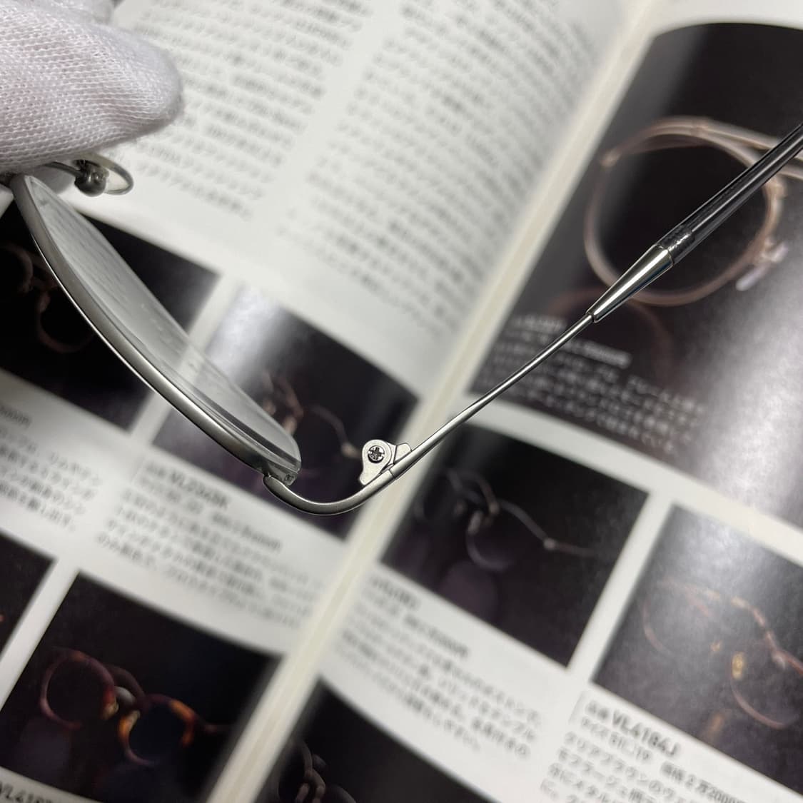 ANTEPRIMA 안테프리마 반무테 실버 티타늄 안경 상품이미지7