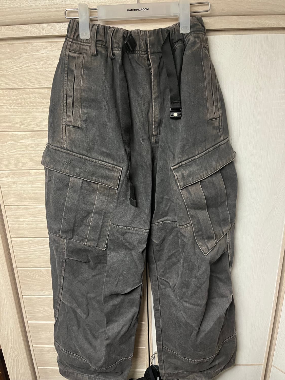 [1] 해칭룸 밀 팬츠 워시즈 차콜  상품이미지2