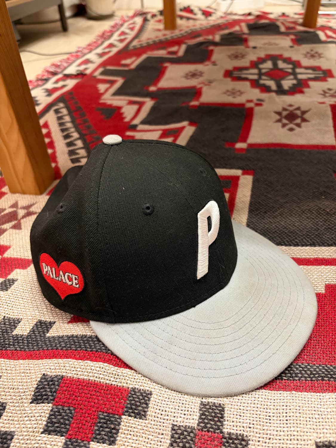 60.6cm 팔라스 P 뉴에라 LP 59피프티 블랙 그레이 - 24SS 상품이미지1