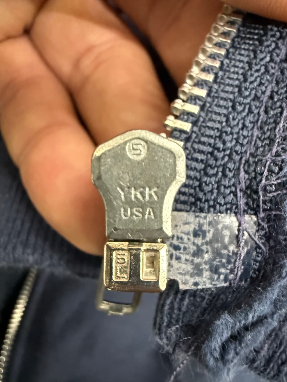 MADE IN USA 90s vintage hoodie NAVY 챔피온 상품이미지5