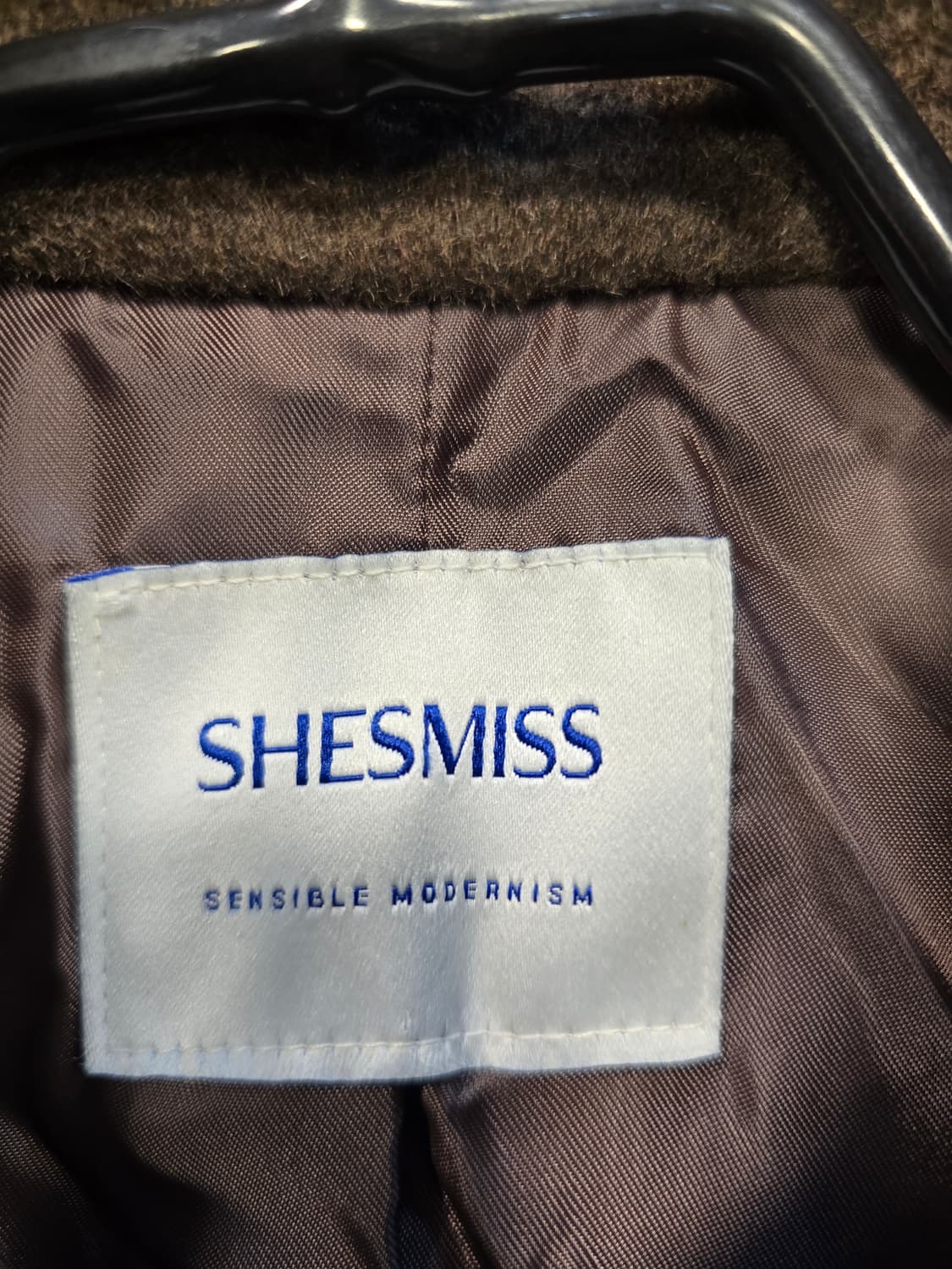 쉬즈미스 핸드메이드 모혼방 롱코트 55 상품이미지7