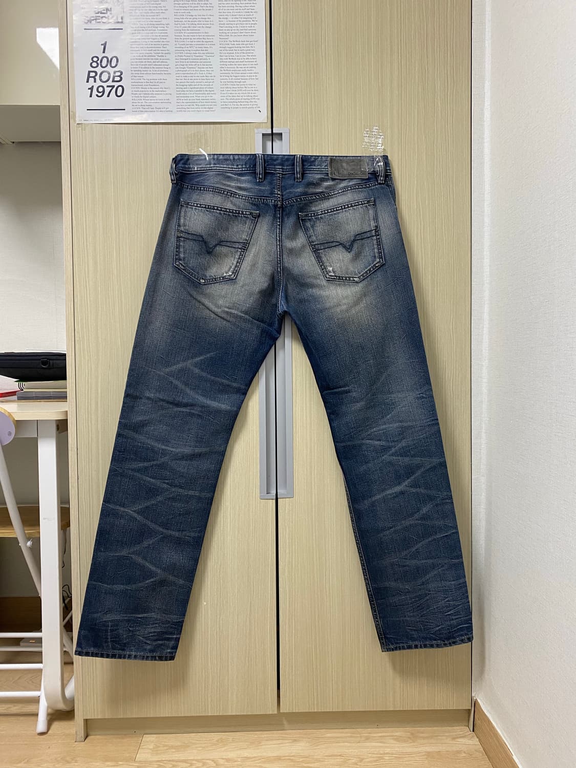 디젤인더스트리 워싱 데님팬츠 상품이미지1