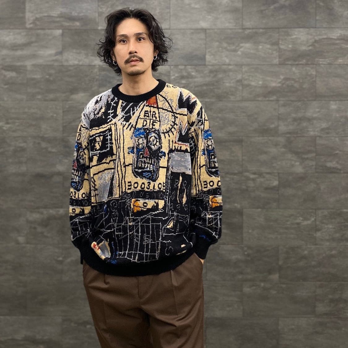 와코마리아 바스키아 니트 상품이미지1