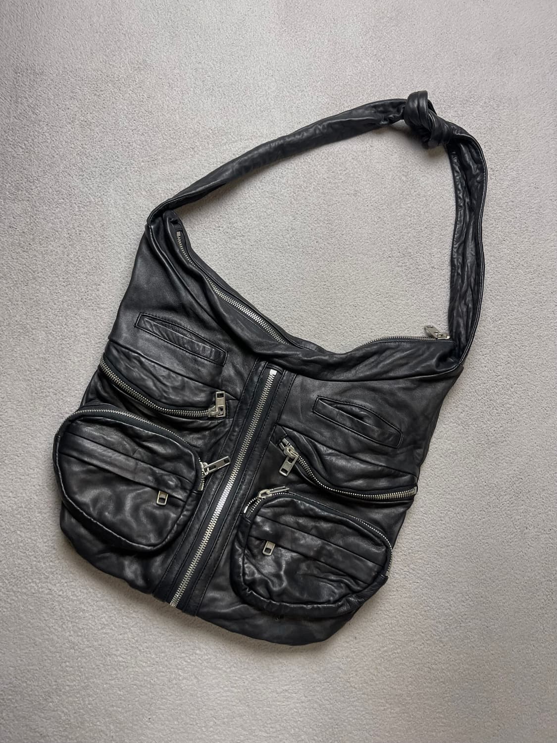 ELI JADE 양가죽 크로스백- 호보백 상품이미지2