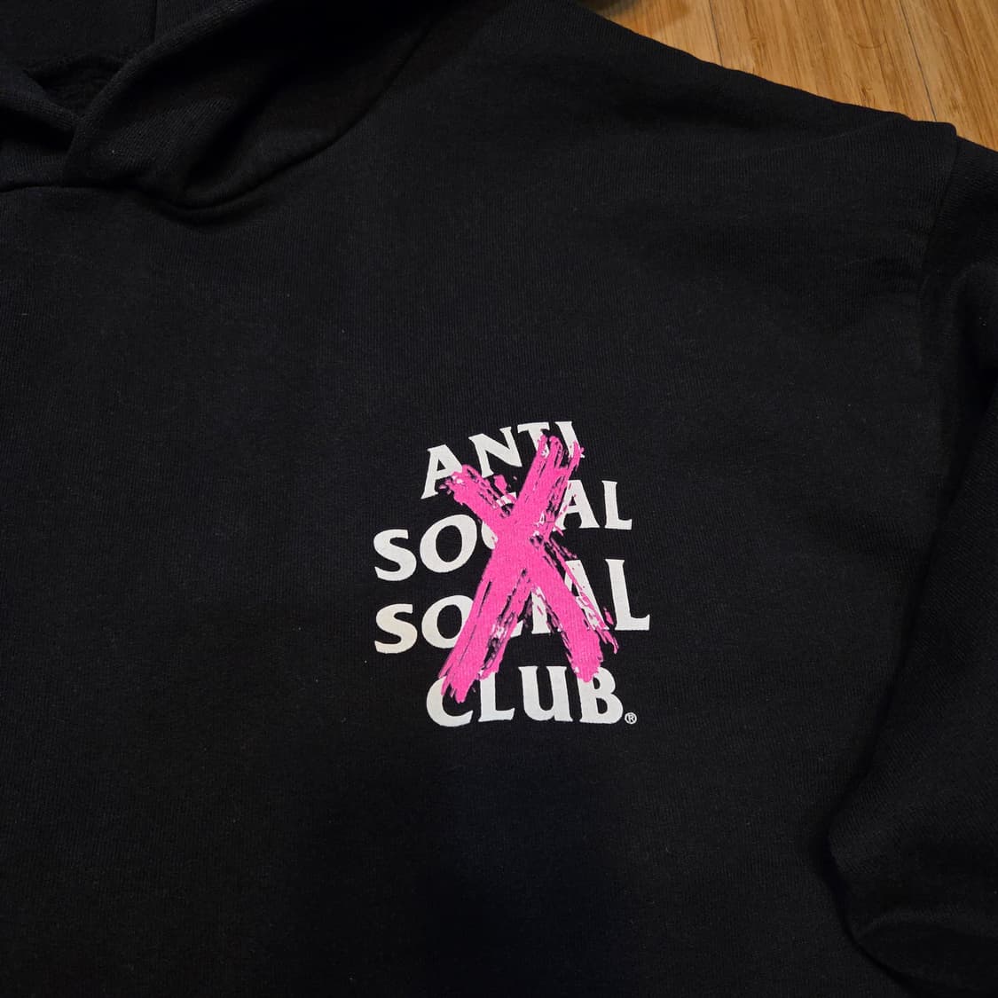 안티소셜클럽 빅로고 후드티 (실XL)
 상품이미지4