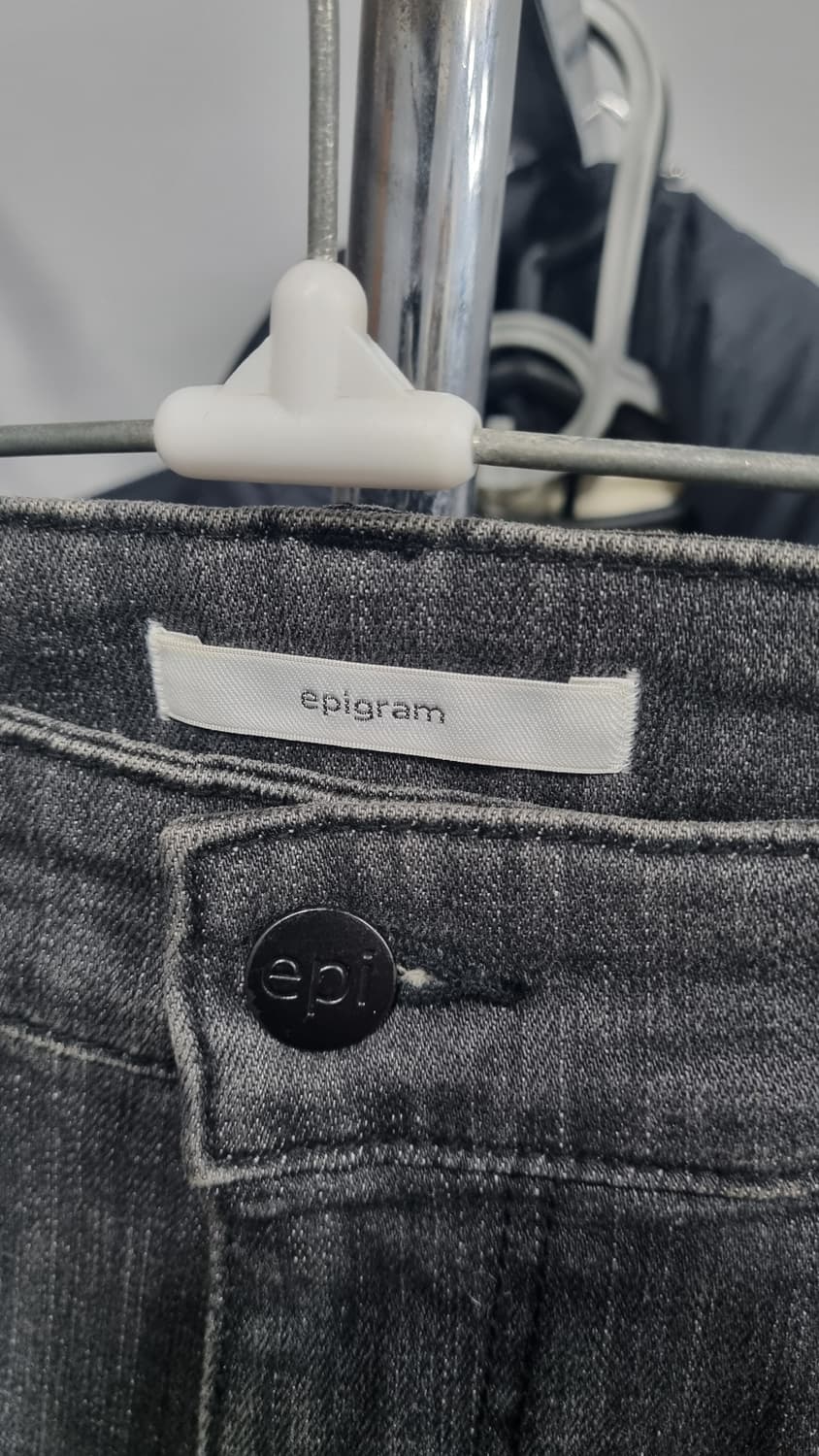 series)) 에피그램 코오롱 정품 데미지 흑청바지 배기 33~34 상품이미지2