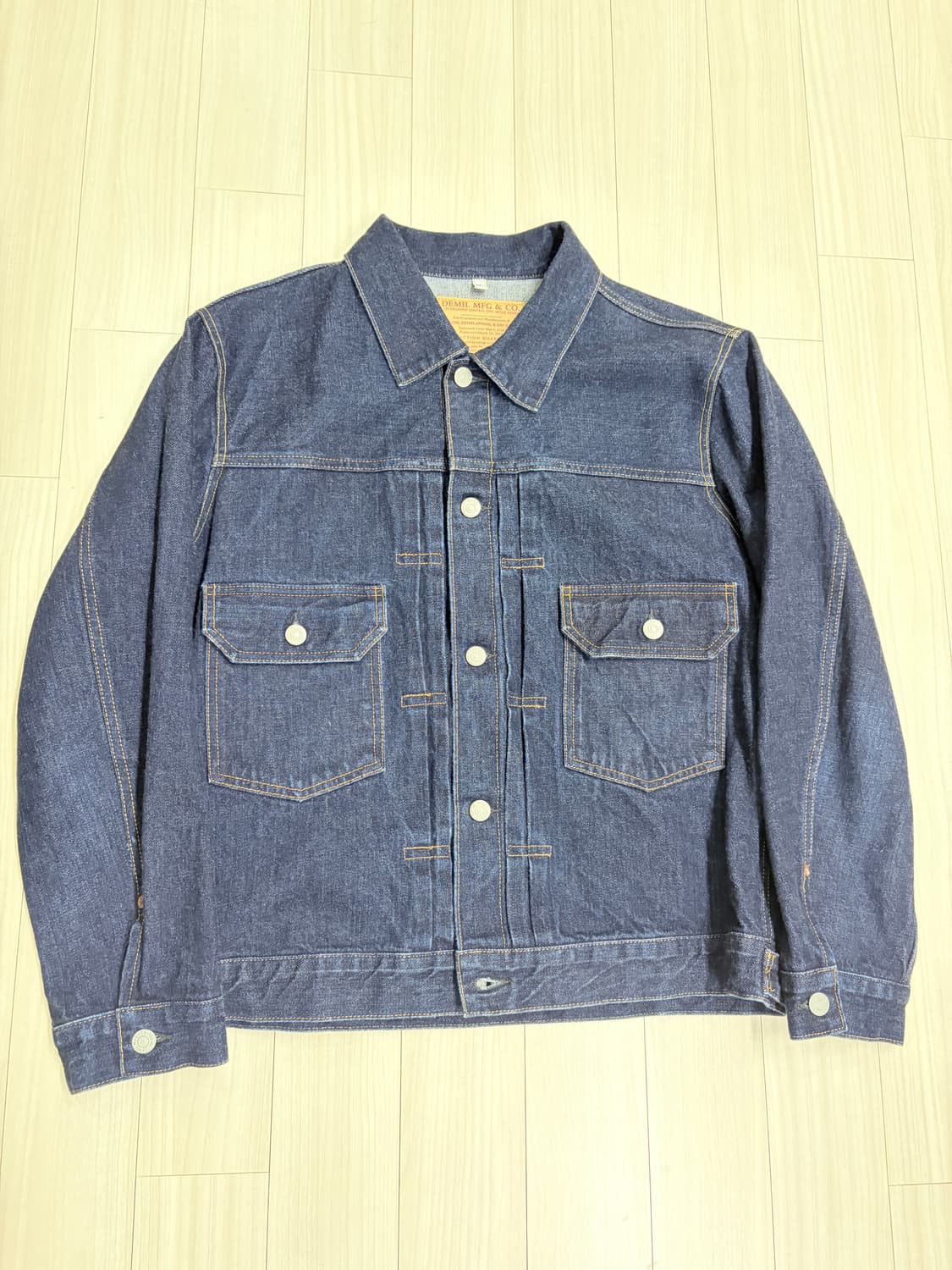 데밀 LOT062 파이오니어 인디고 2세대 데님 자켓 상품이미지2