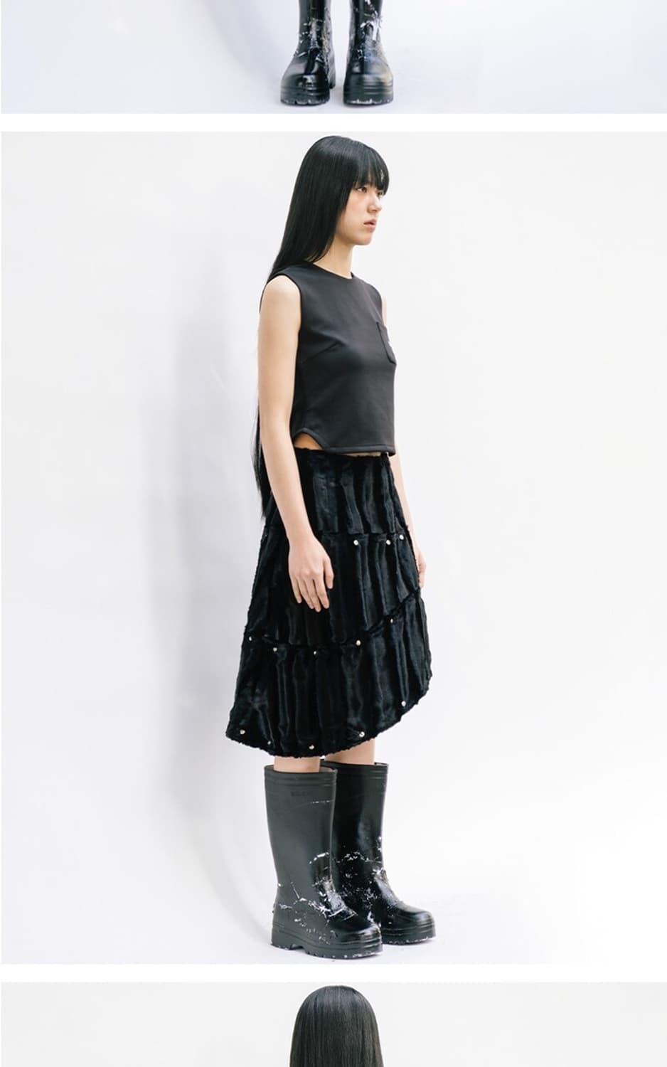 Unknown blue cosmo winter skirt 상품이미지1